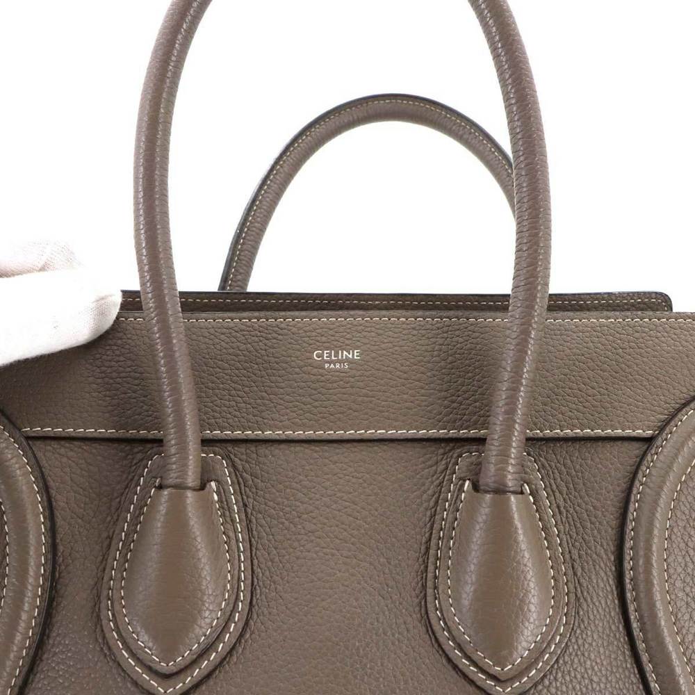 CELINE Brown Leather Bag - Picture 8 of 10